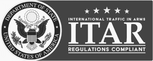 Seal and ITAR regulations compliant label.