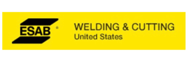 ESAB yellow welding and cutting logo