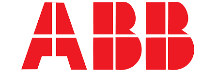 ABB red geometric logo